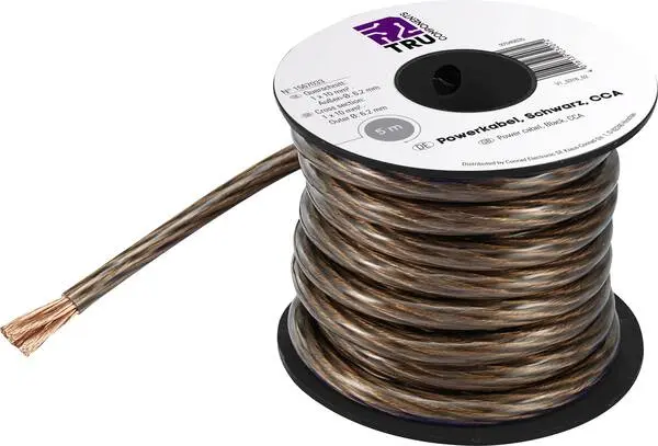 TRU COMPONENTS 1567038 Massekabel 1 x 25 mm² Schwarz 5 m