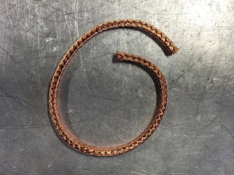 Wasserdichte 1/2" Rotmetall Compression Packing Seal 24" Length