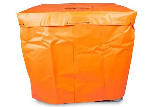 DENIOS PVC-Abdeckung wassergeschützt für IBC-Heizmäntel mit maximal 2000 Watt 280736