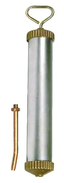 Rapid Saug-Füllspritze zum Entleeren Füllen und Spülen von Getrieben und ähnlichen Bauteilen mit Ölen 1 Liter verzink...