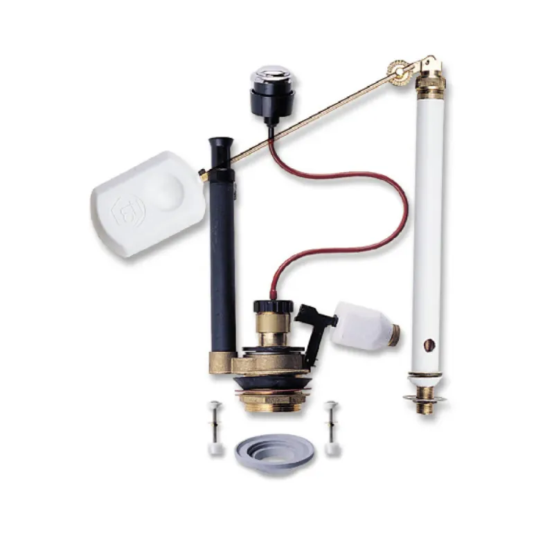 Zündanker Spülmechanismus mit Knopf, Unteranschluss und Monoblock-Kit Tremolada