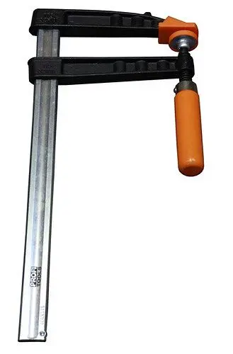 MMXX Schraubzwinge 600/175 mm profilierte Stahlschiene 32x10 mm 75594