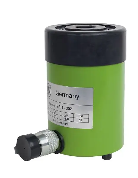 Kukko Hydraulischer Hohlkolbenzylinder Maximal zulässige Belastung: 20 t Hub: 50 mm YRH-202