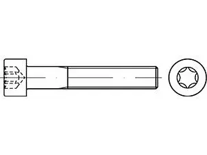 Zylinderschrauben ISO 14579 8.8 M 6 x 16 galvanisch verzinkt VE=S (200 Stück)